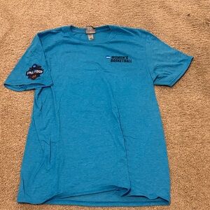 NCAAW Final Four Blue Men's Basketball T-Shirt